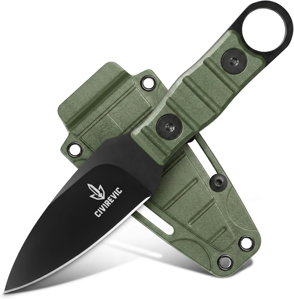 IronTrail Ranger 2.8" — Black Coated, Sheath
