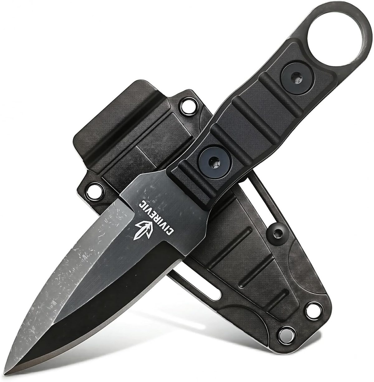 IronTrail Ranger 2.8" — Stonewashed Boot Knife